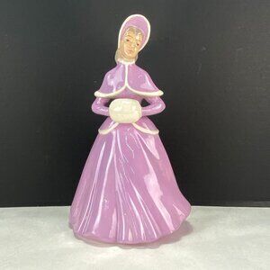 Vintage Holland Mold Victorian Lady With Muff Figurine
